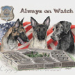 Pet portrait of police k9 dogs