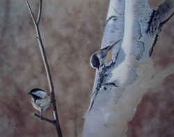 chickadee painting step 3
